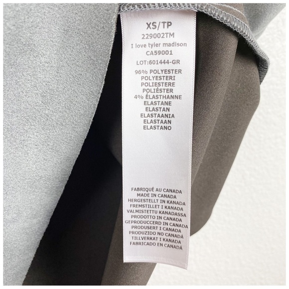 NWT ILTM Ariana Faux Suede Dress in Gray Size XS - Picture 11 of 11